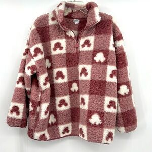 Disney Pink and Cream Teddy Jacket